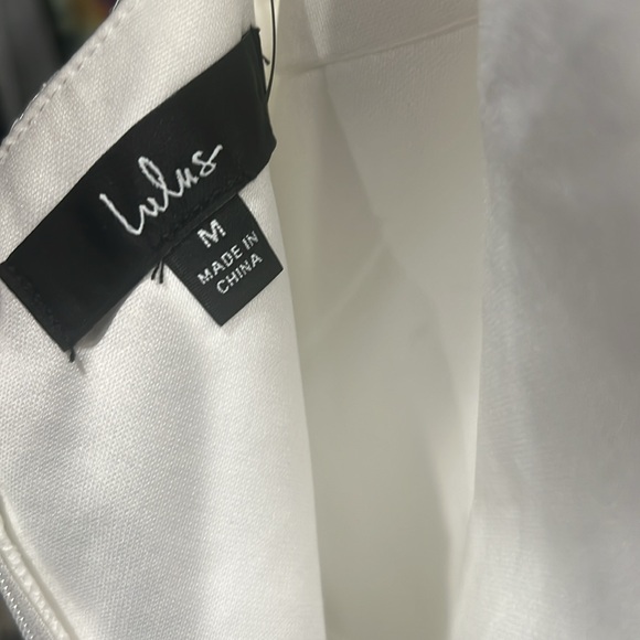 Lulus Springtime Soiree White Sequin 3D Floral Applique Midi Dress - Picture 4 of 6